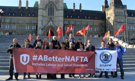 Unifor and Mexican labour leaders join in NAFTA lobby