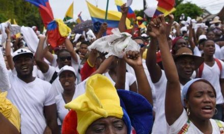 Afro Colombian Civic Strike Leaders panel discussion