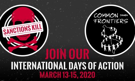 Call to Action for International Days of Action Against Sanctions and Economic War – March 13 – 15, 2020
