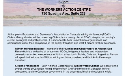 Canadian Lithium Mining and the Impacts of the Energy Transition