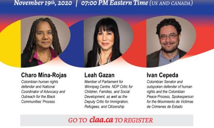 Canada’s role in Colombia’s humanitarian tragedy